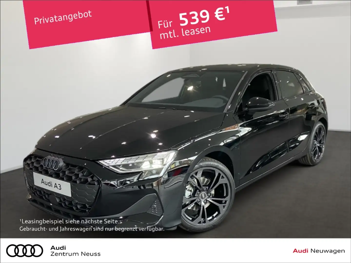 Audi A3 SPORTBACK TFSI 110kW STRONIC SONOS/360KAMERA/ACC/S Nero - 1