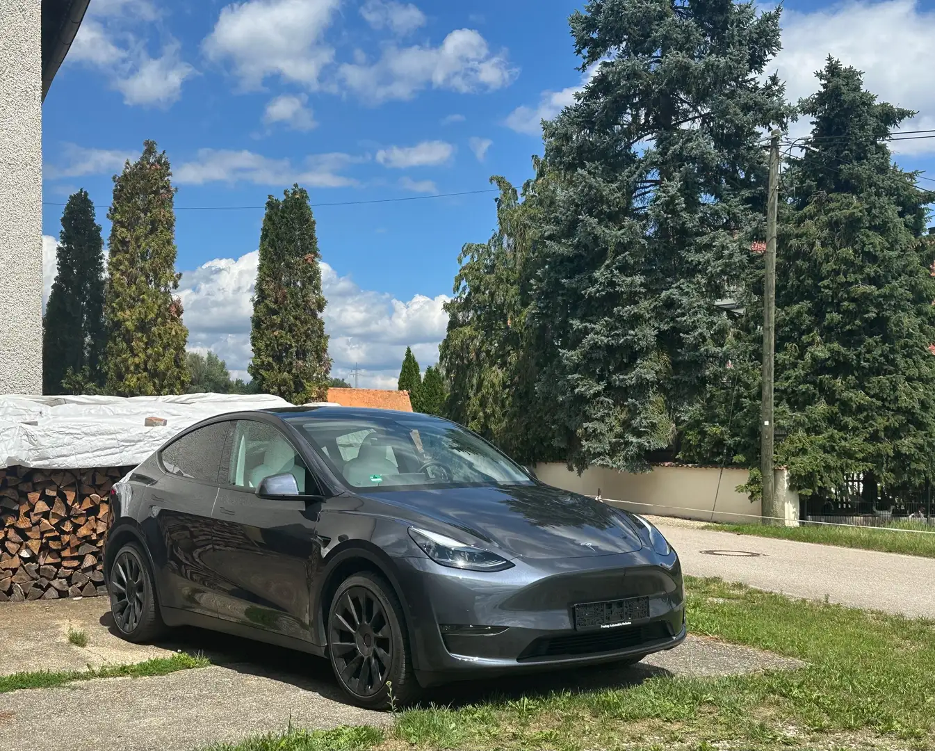 Tesla Model Y LR Long Range Dual AWD*MD23*schwarz&weiß*AHK*20 Grau - 1