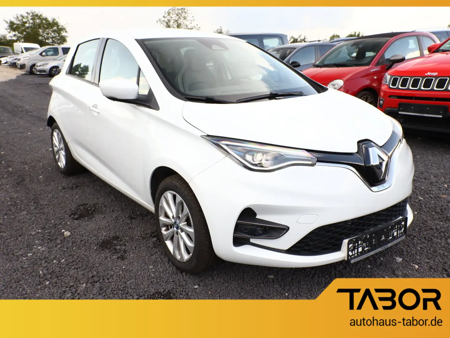 Renault ZOE ZE50 R110 Exp Miet-Bat. Schuko Nav Kam LED Weiß - 2