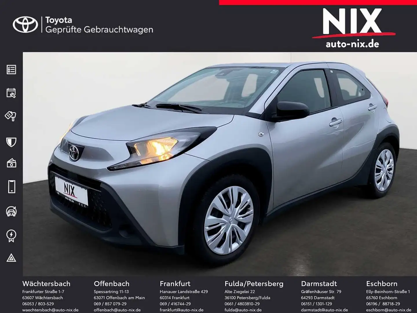 Toyota Aygo X 1.0 Play KLIMA ALLWETTER Silber - 1
