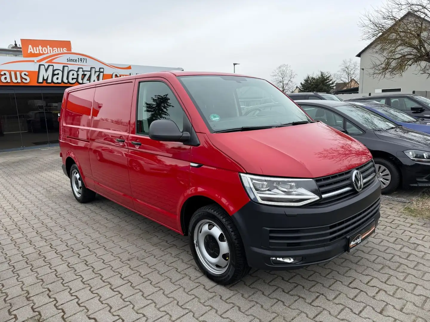 Volkswagen T6 Transporter T6 2.0 TDI Kasten Lang*DSG*LED*Navi*AHK*Tempomat Rojo - 2