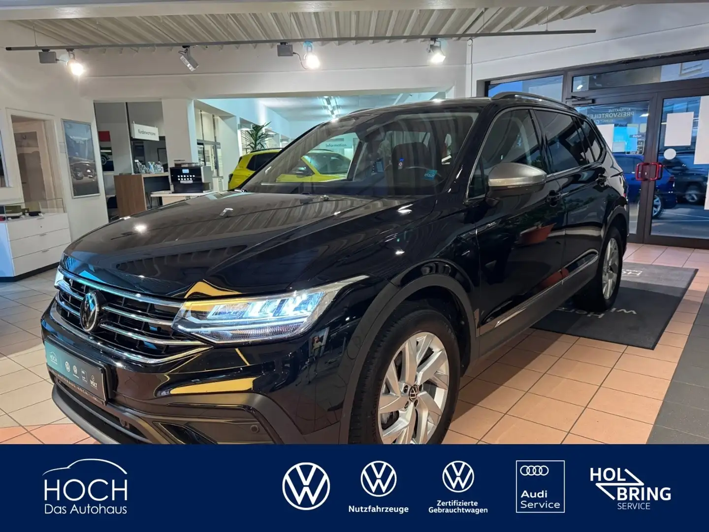 Volkswagen Tiguan Allspace 1.5 TSI+LED+AHK+ACC  AHK+LED Schwarz - 1