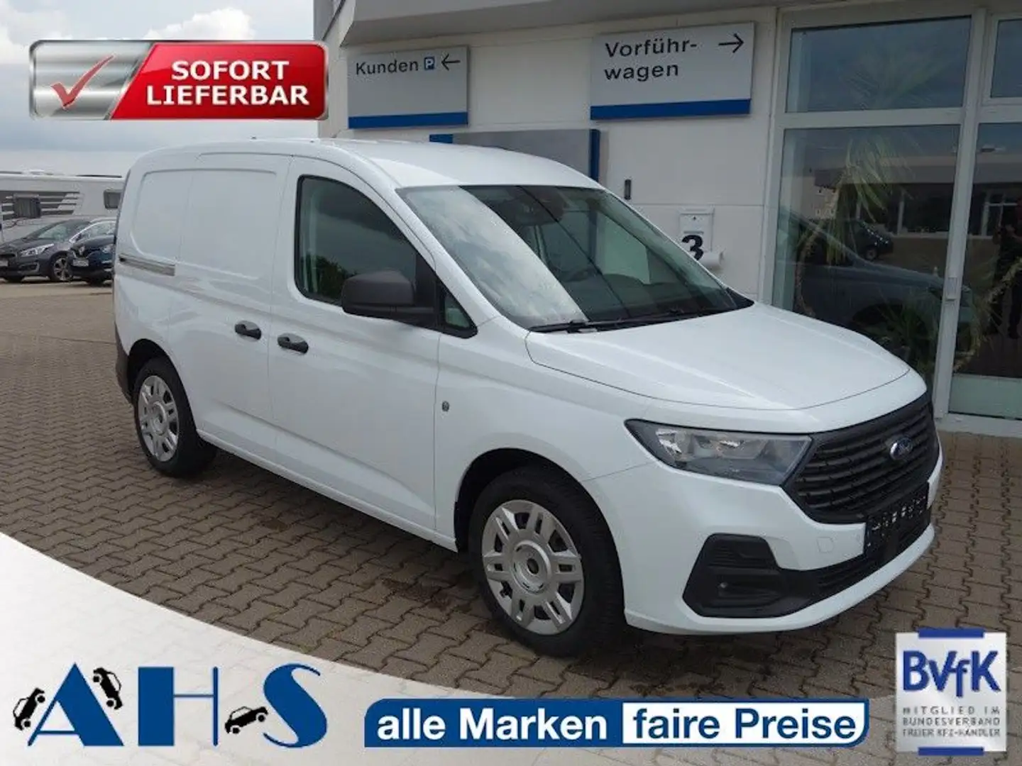 Ford Transit Connect Trend L1 Kasten Kurvenlicht PDC Weiß - 1