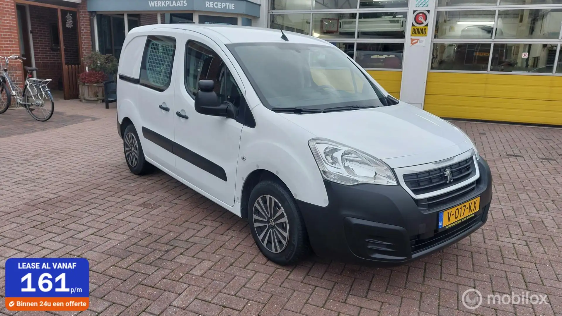 Peugeot Partner bestel 120 1.6 BlueHDi 100 L1 Premium Marge auto ! Blanc - 1