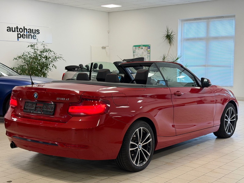 BMW 218 d Cabrio Sport Line/Navi/KeyLes/FernLAss/AHK — photo 10