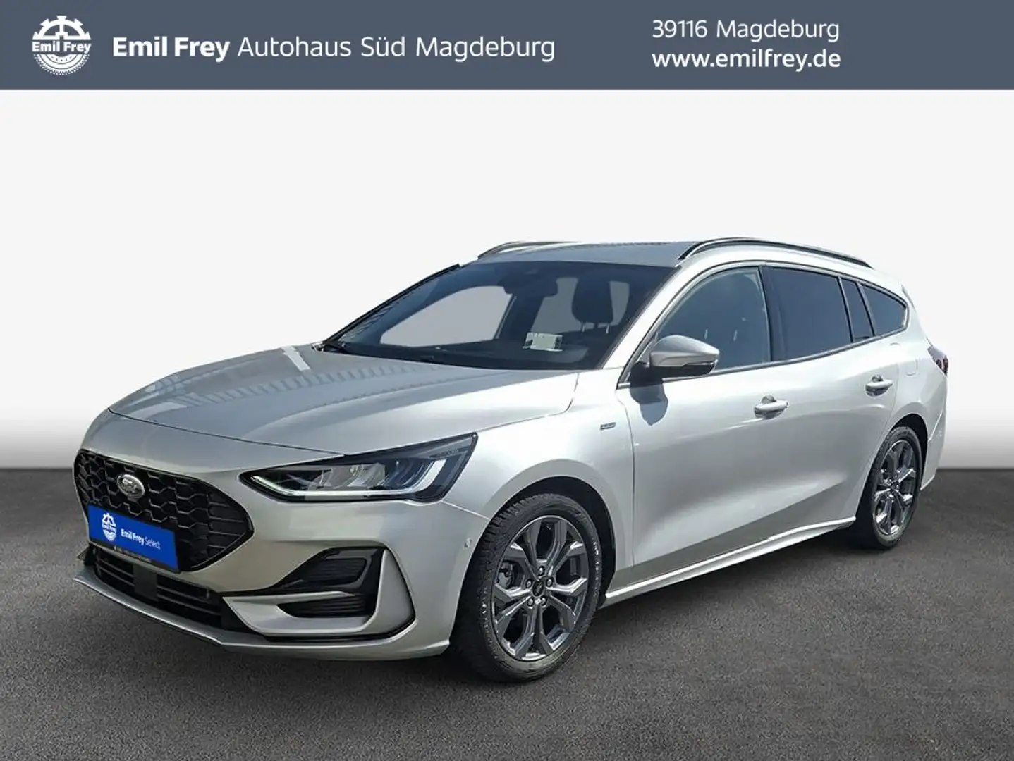 Ford Focus Turnier 1.5 EcoBlue Start-Stopp-System Aut. Silber - 1