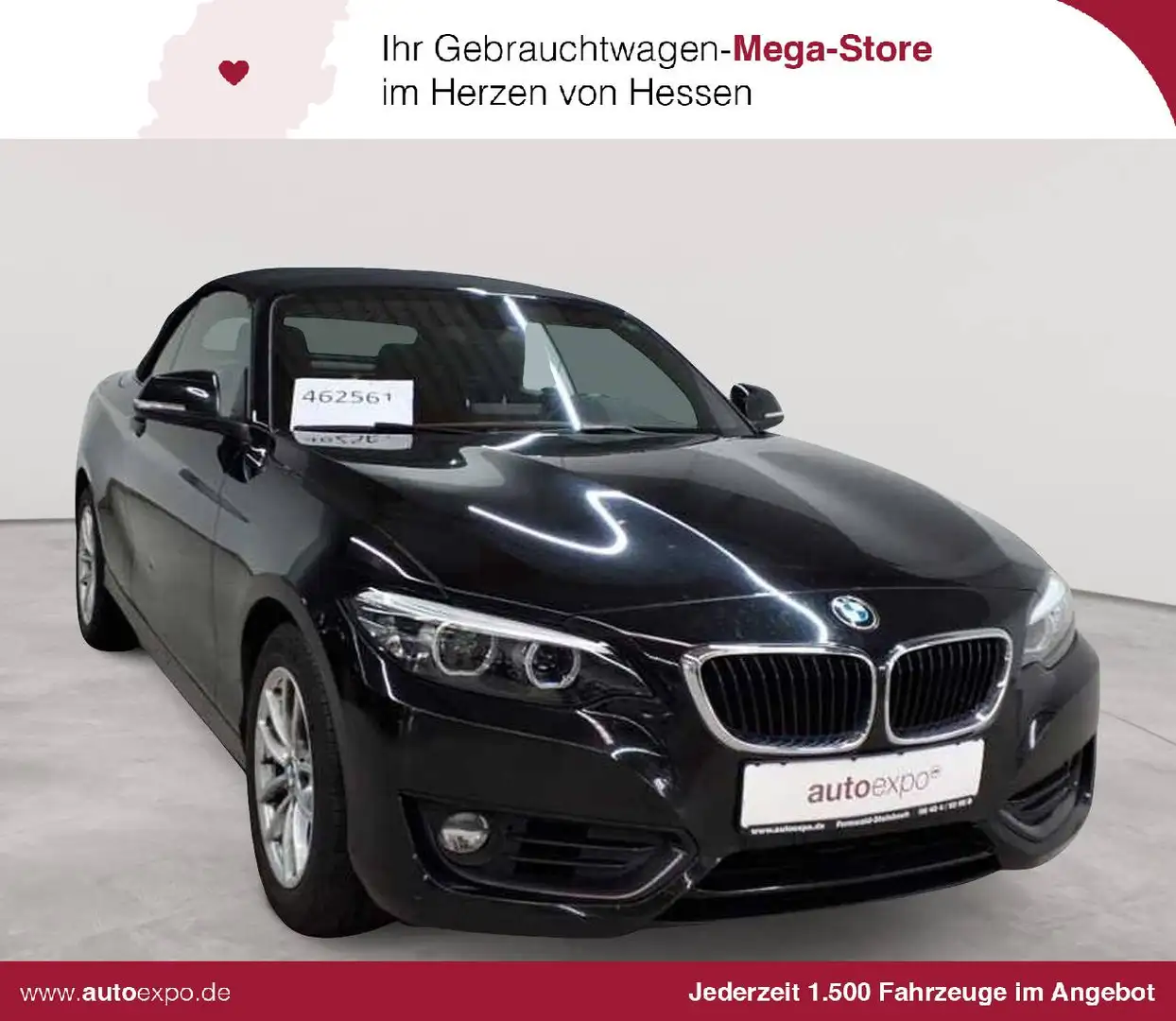 BMW 218 218i Cabrio Advantage Navi SHz LED Schwarz - 1