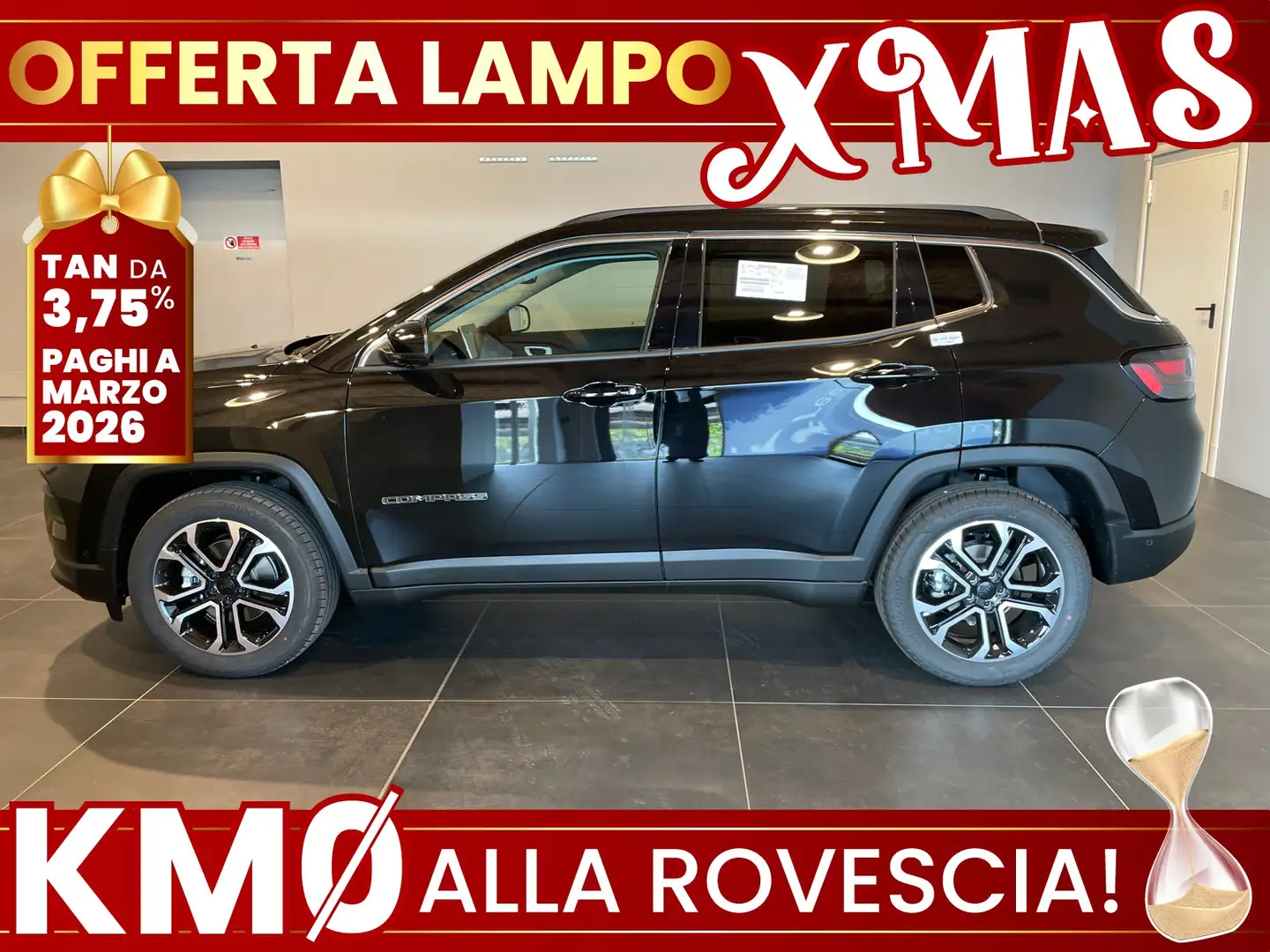 Jeep Compass 1.6 mjt limited 2wd 130cv Schwarz - 2