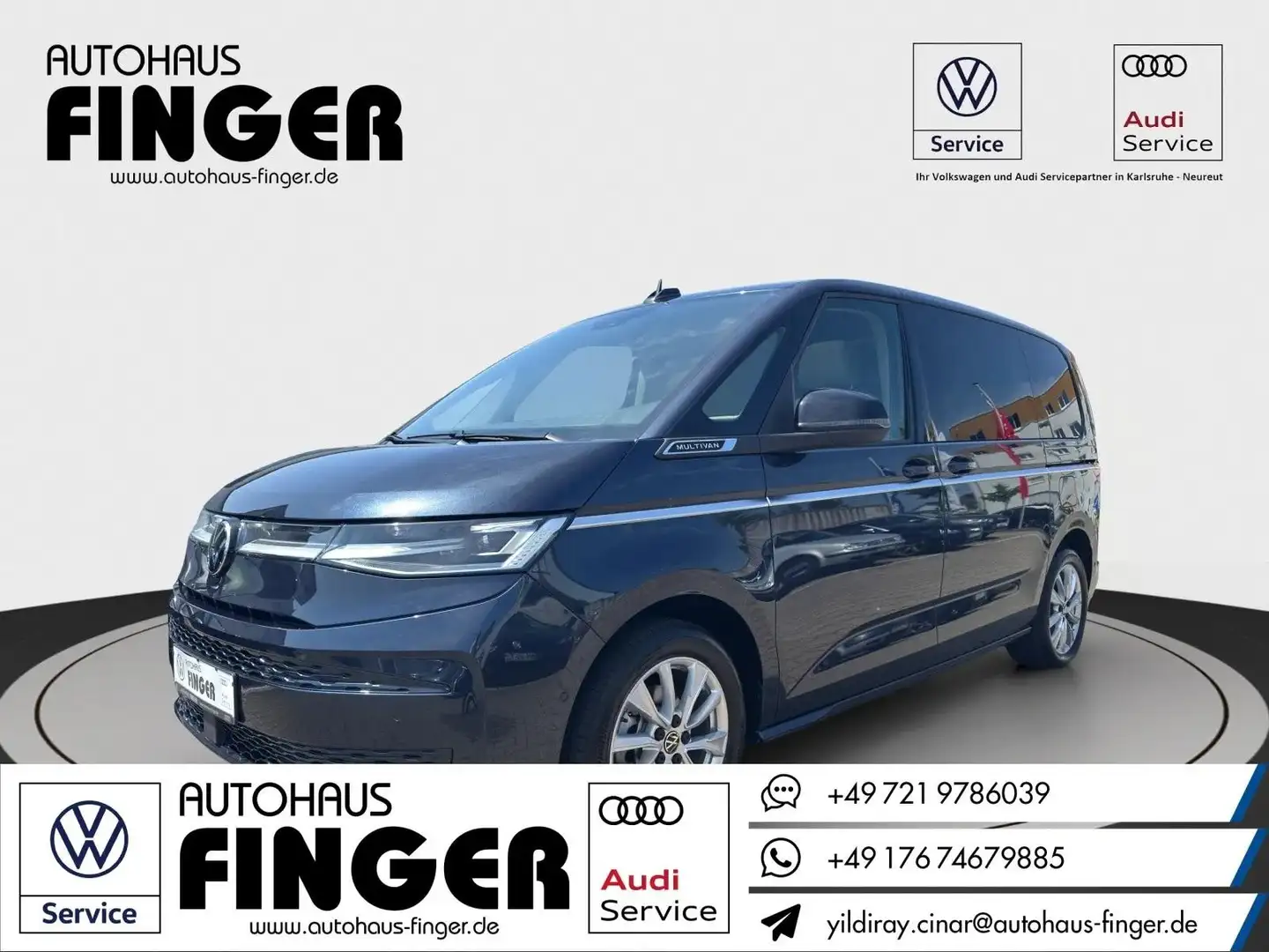 Volkswagen T7 Multivan 2.0 TDI DSG KÜ Style*AHK/Pano/Navi* Azul - 1