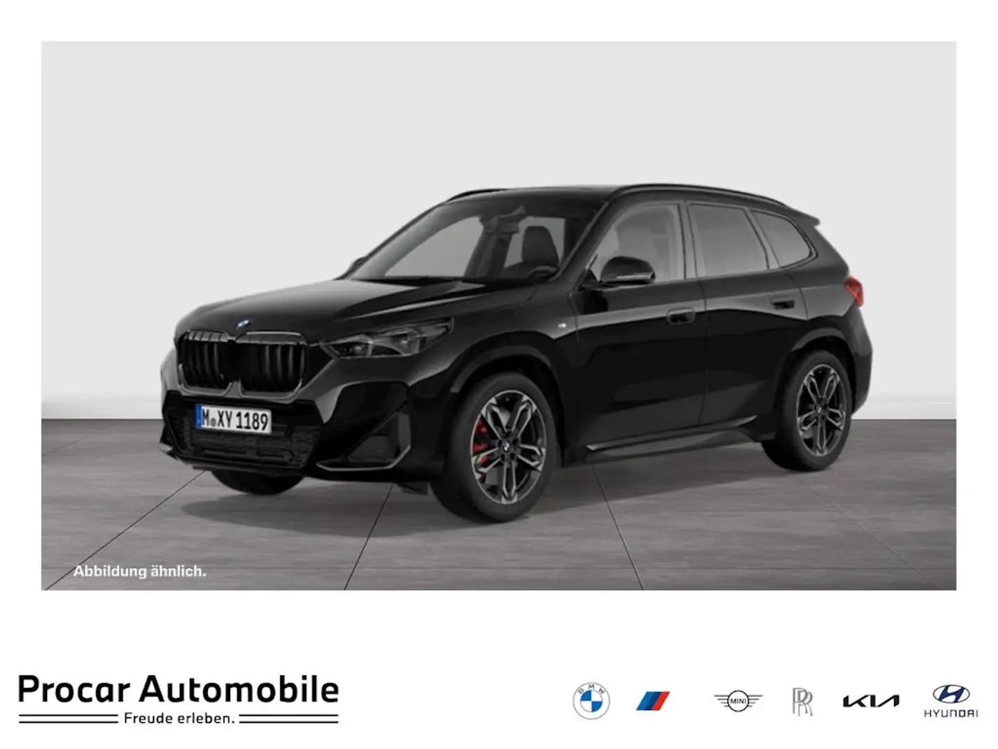 BMW X1 xDrive23i M Sport PANO RFK NAVI LED PDC V+H Schwarz - 1