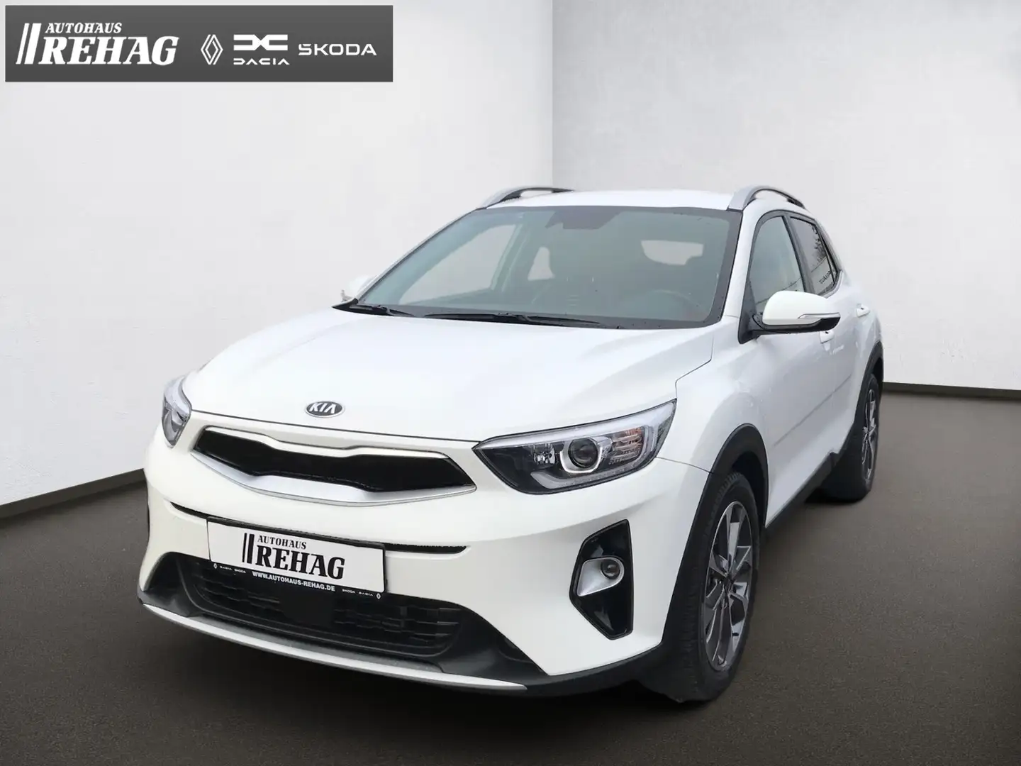 Kia Stonic 1,0 T-DGI Spirit DCT *KLIMA*PDC* Weiß - 1