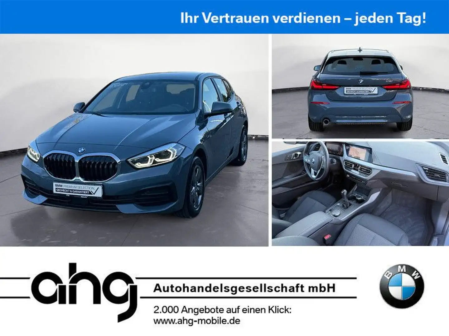 BMW 118 i Advantage Navi PDC LED DAB Sitzheizung Lenk Gris - 1