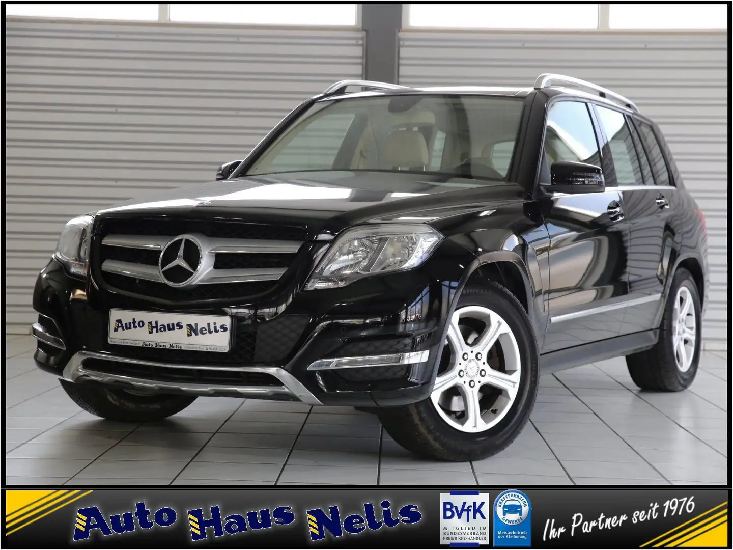 Mercedes-Benz GLK 220 CDI 4Matic AHK Panorama Leder PDC Scheck Negro - 1