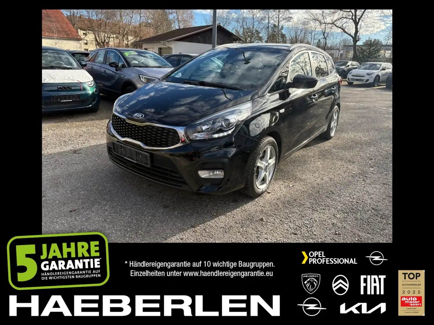 Kia Carens 1.6 GDI Edition Dream Team SHZ+2xKlima+LM Noir - 1