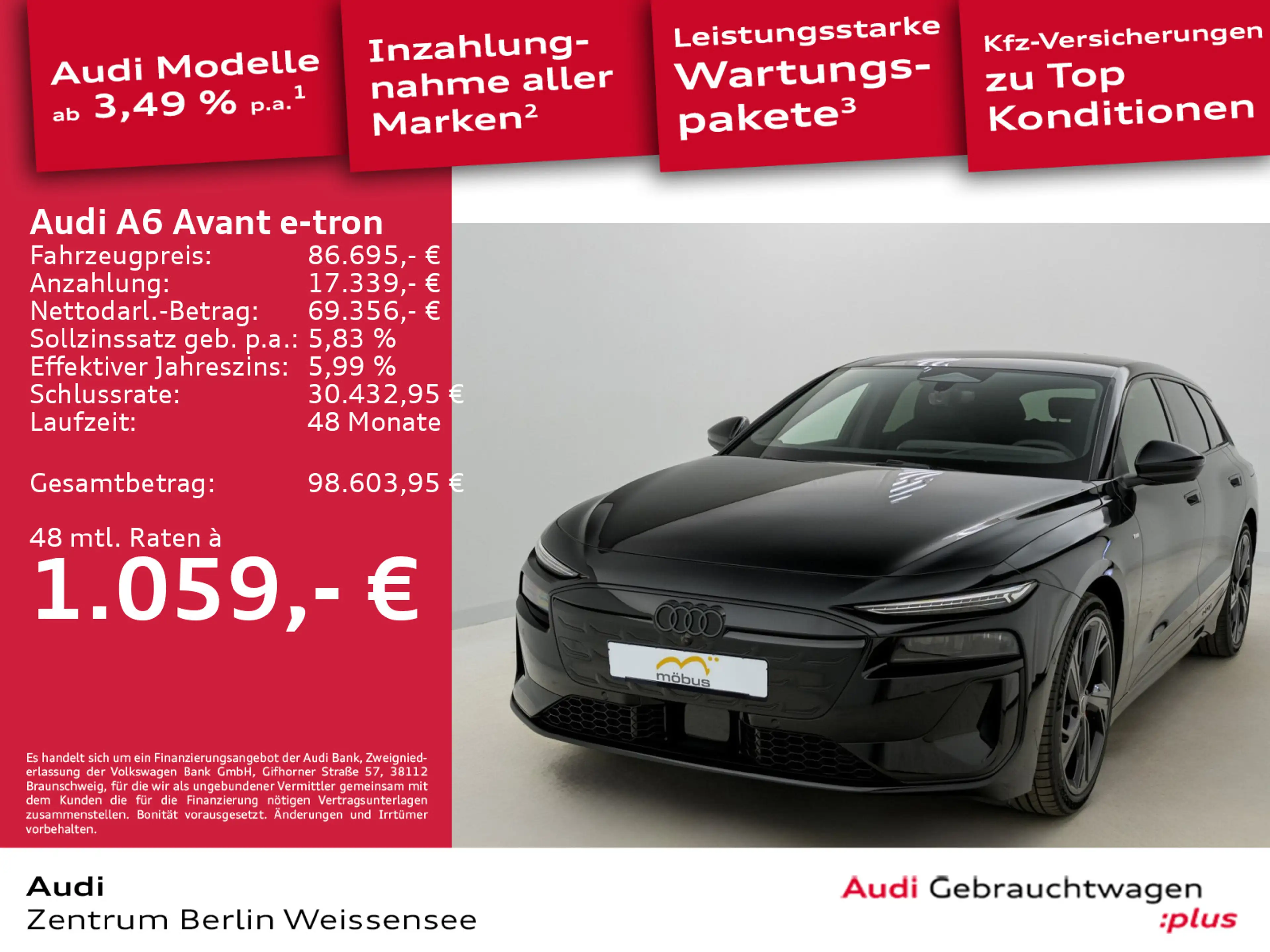 Audi A6 e-tron A6 e-tron Avant performance 270 kW*S-LINE*AHK*HU — photo 2