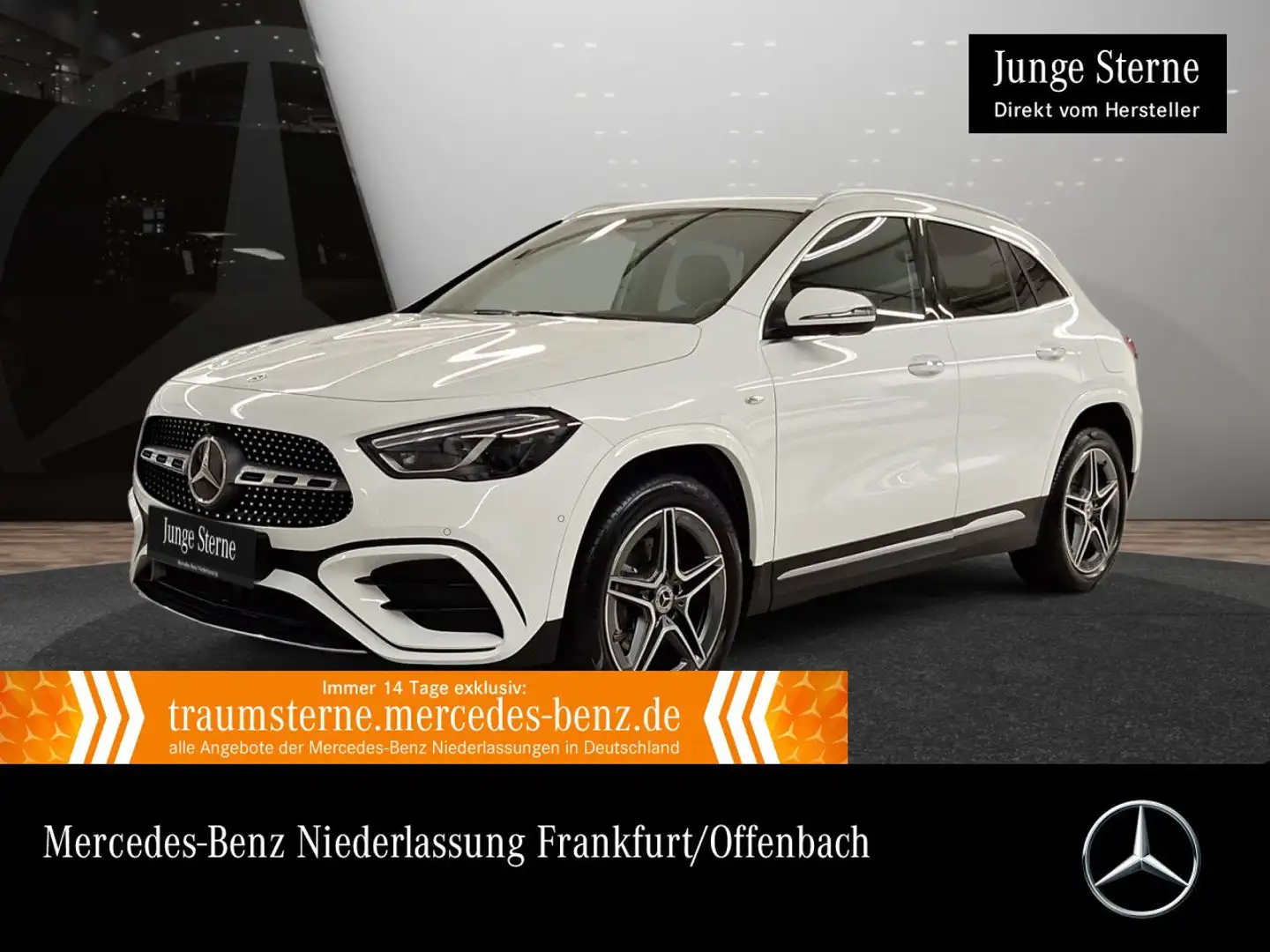 Mercedes-Benz GLA 250 e AMG+360°+MULTIBEAM+HUD+TOTW+KEYLESS+8G Weiß - 1