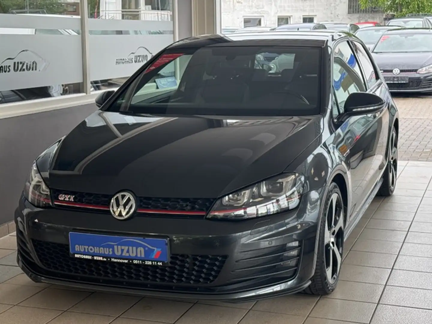 Volkswagen Golf GTI VII 1.Hand Leder Navi LED VW-Scheckheft Grau - 1