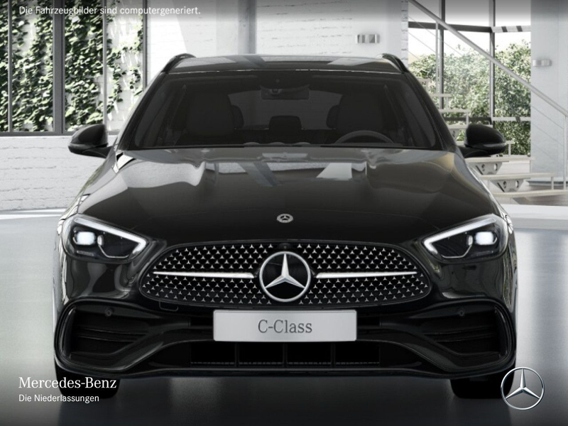 Mercedes-Benz C 200 T AMG+NIGHT+360+AHK+LED+19"+TOTW+KEYLESS+9G — photo 6