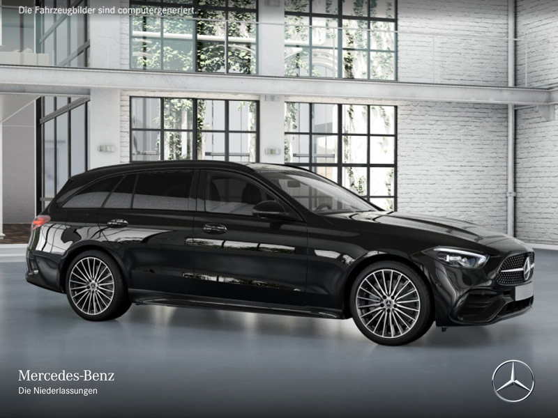 Mercedes-Benz C 200 T AMG+NIGHT+360+AHK+LED+19"+TOTW+KEYLESS+9G — photo 15