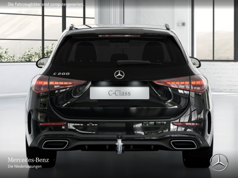 Mercedes-Benz C 200 T AMG+NIGHT+360+AHK+LED+19"+TOTW+KEYLESS+9G — photo 7