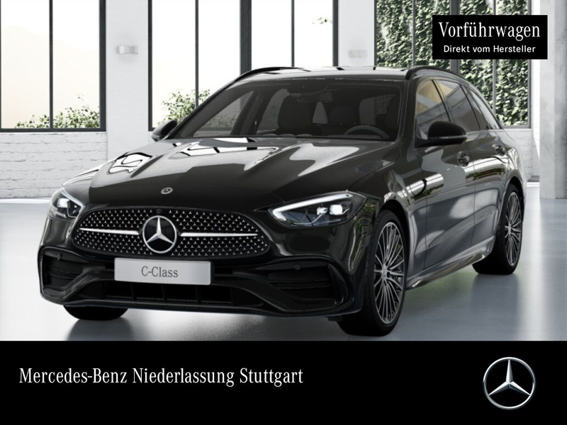 Mercedes-Benz C 200 T AMG+NIGHT+360+AHK+LED+19"+TOTW+KEYLESS+9G