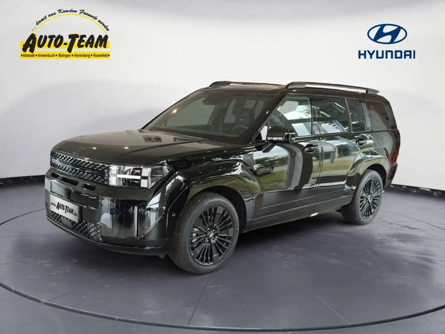 Hyundai SANTA FE 1.6 HEV 4WD 6-Sitzer Blackline 215 PS Schwarz - 1