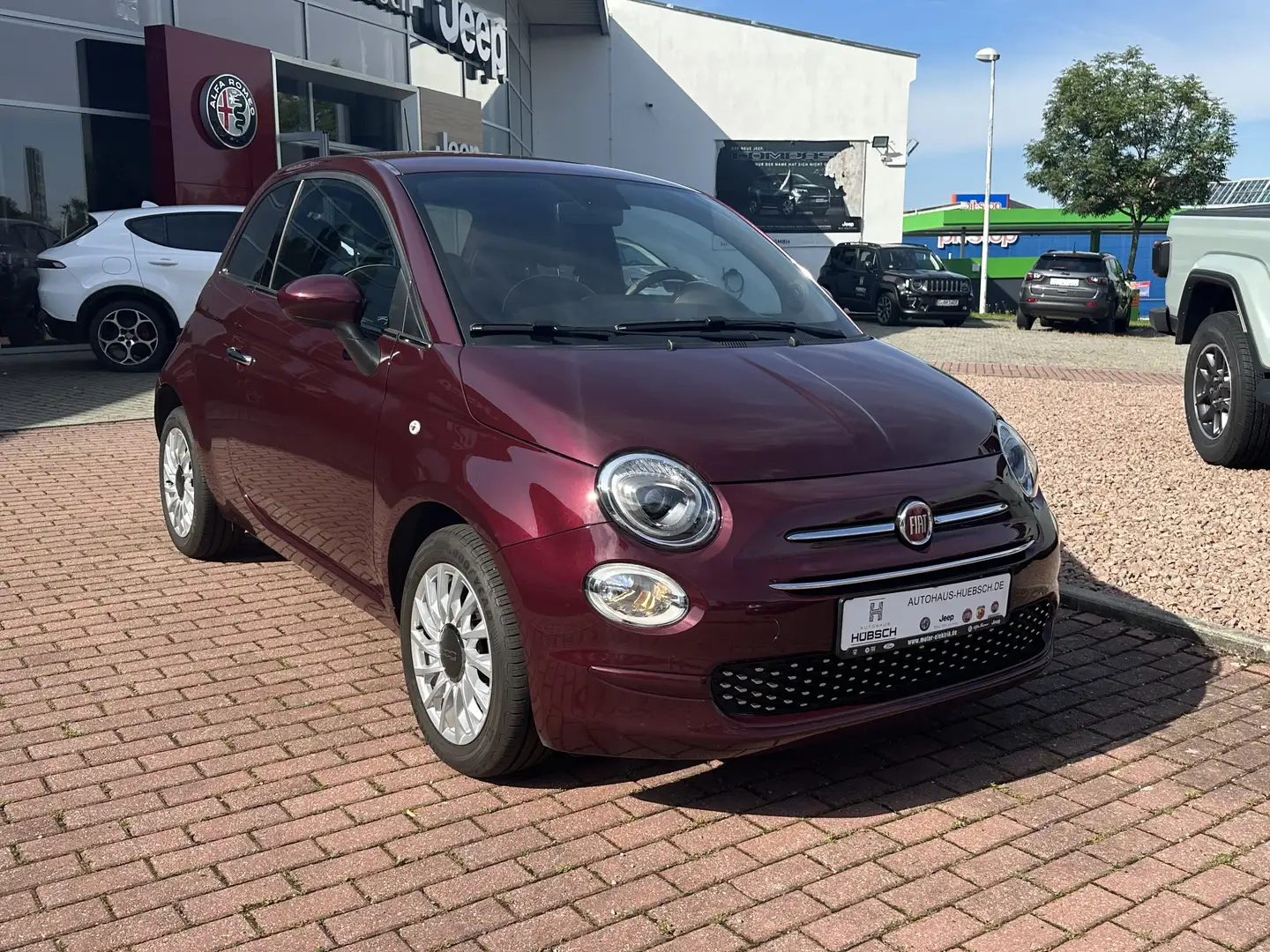 Fiat 500 Lounge 1.2 PDC/CAPLAY /WENIG KM Paars - 1