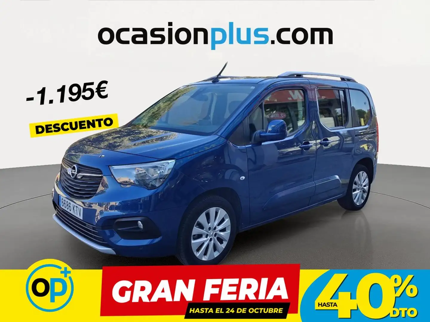 Opel Combo Life 1.2 T S/S Selective XL Azul - 1