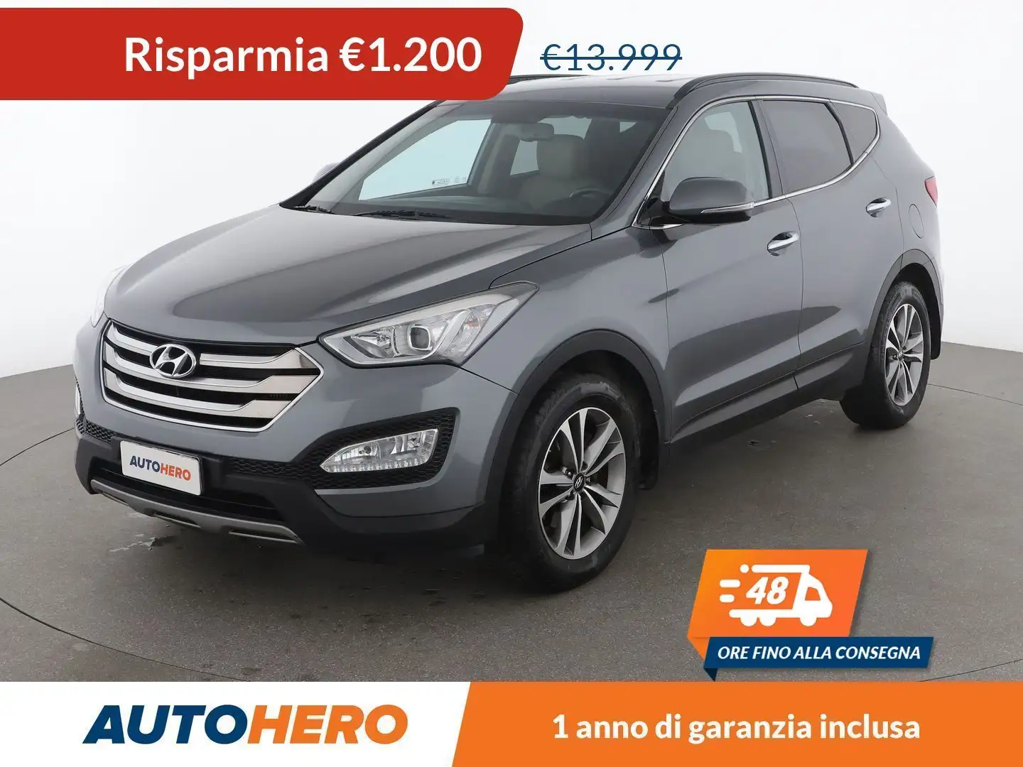 Hyundai SANTA FE 2.2 CRDi Style A/T 4WD Gris - 1