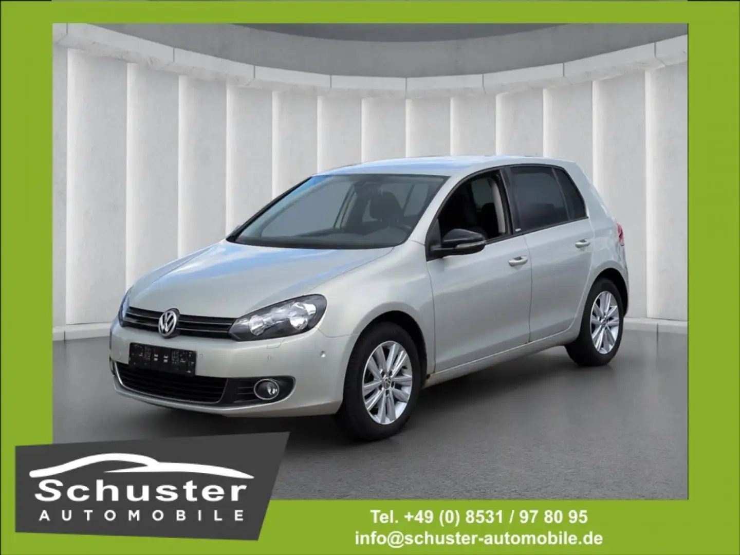Volkswagen Golf VI STYLE 1.2TSI*Temp SHZ 2xPDC Fernlichtass Silber - 1