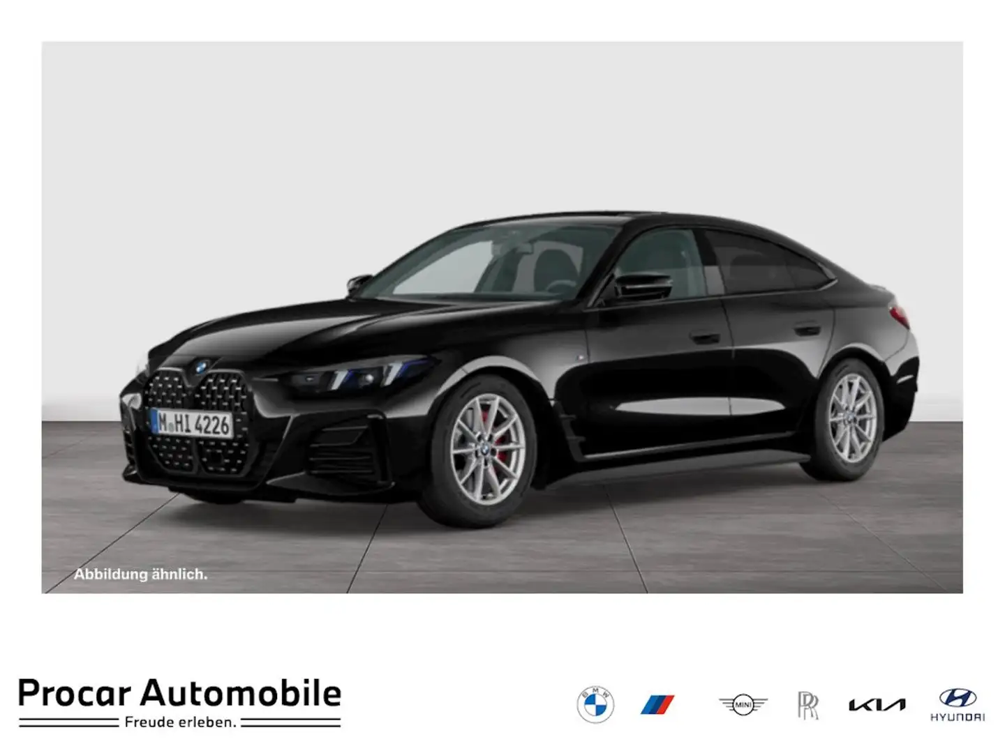 BMW 430 i xDrive Gran Coupé M Sport ACC 360°KAM RFK Schwarz - 1