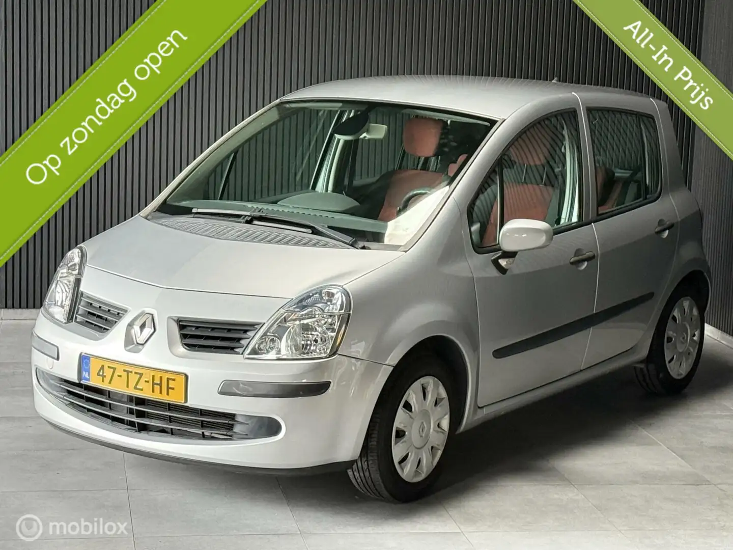 Renault Modus 1.6-16V Air|AIRCO|AUTOMAAT|NAP| Grijs - 1