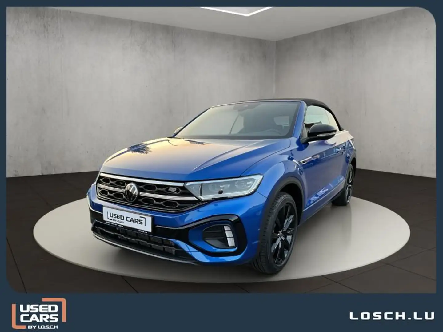Volkswagen T-Roc R-Line+CABRIO+DSG+LED+AHK Bleu - 1