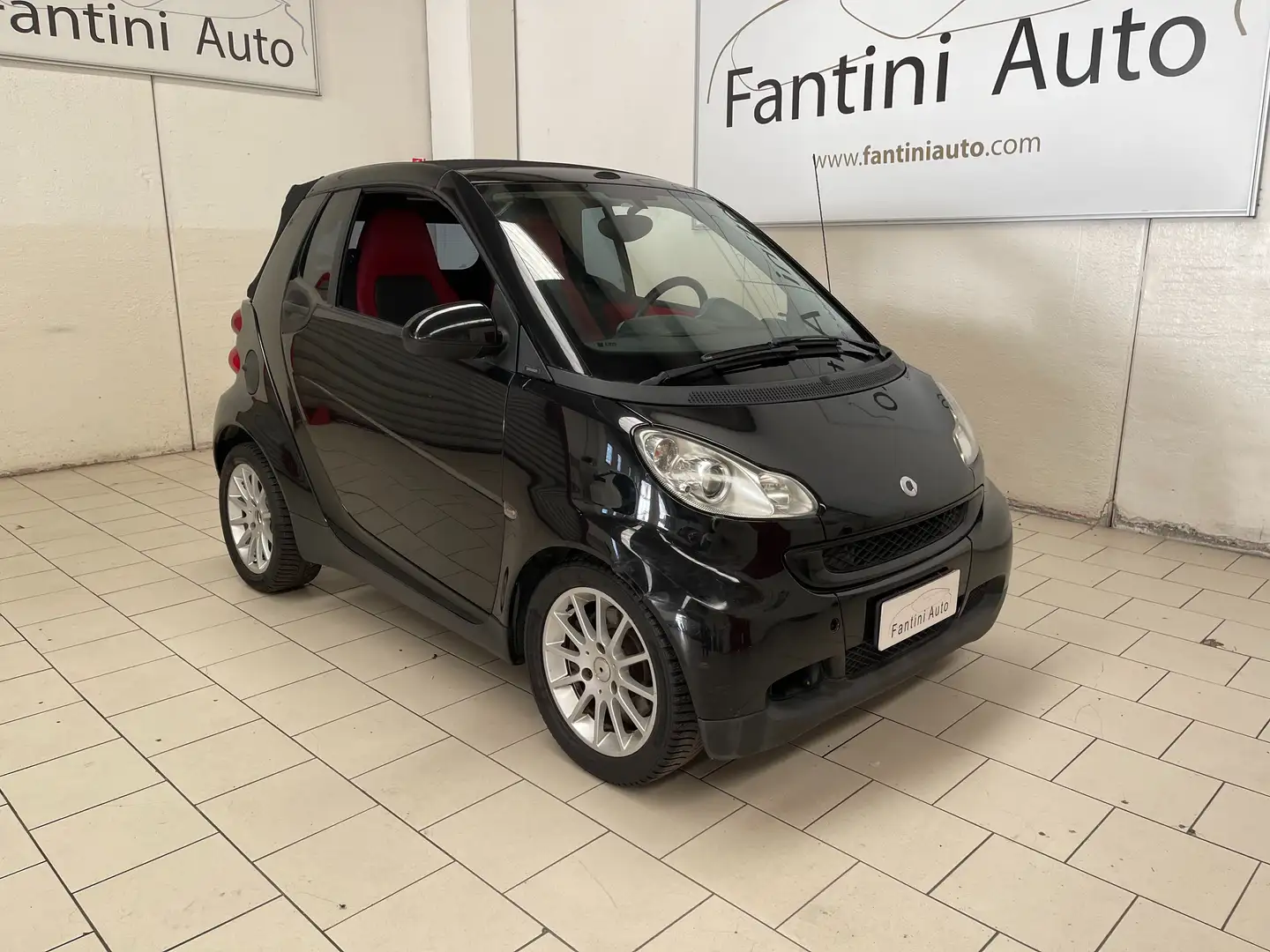 smart forTwo Cabrio Pulse 1.0 mhd c.auto-Ok Neopat-LEGGI SOTTO Zwart - 1
