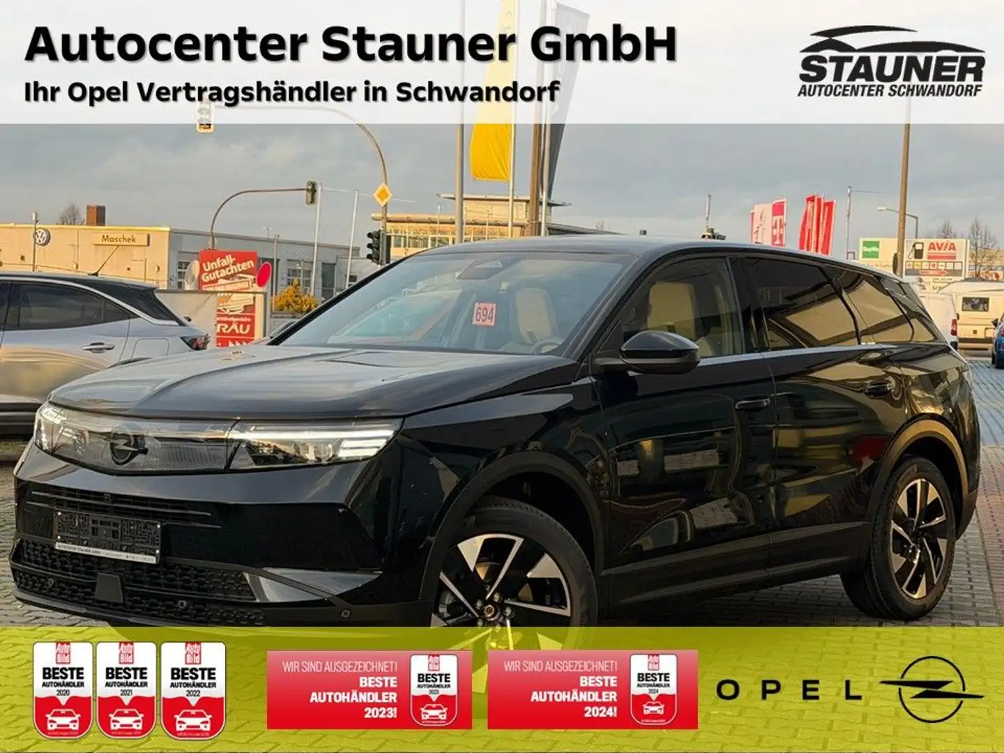 Opel Grandland X Grandland GS Hybrid 145PS AT8*PIXEL BOX*16"TOUCH Nero - 1