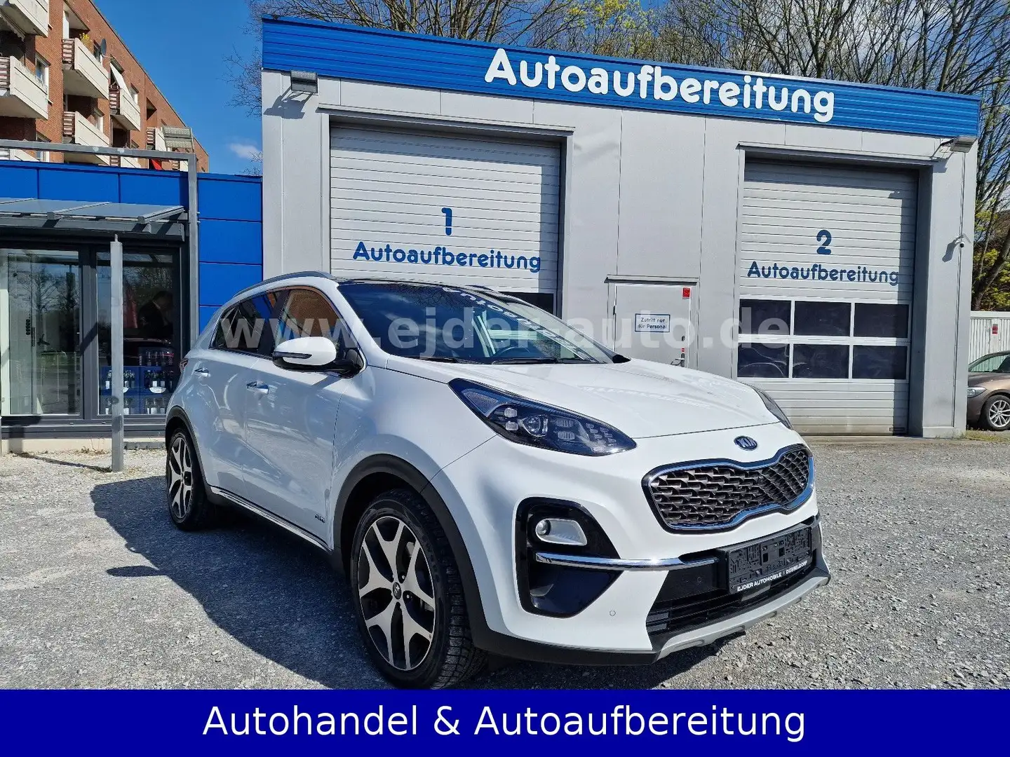 Kia Sportage 2.0 CRDi AWD Hybrid JBLPlatinum Edition Weiß - 1
