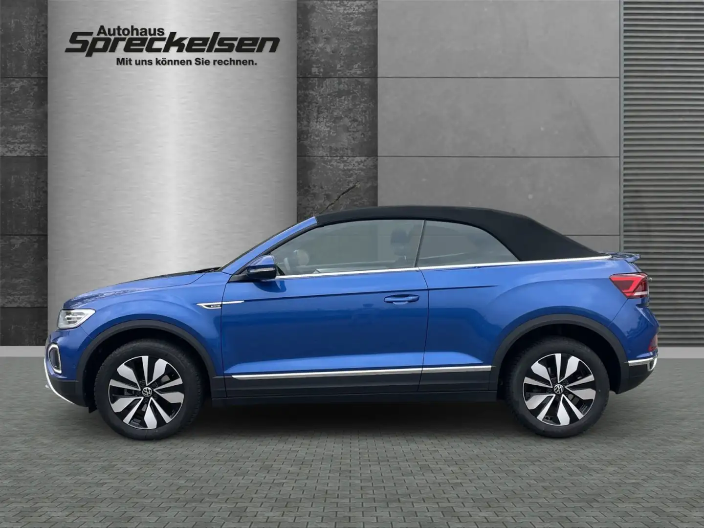 Volkswagen T-Roc Cabriolet 1.5 TSI++Aut.++LED++Navi++Rückfahrkamer Blau - 2