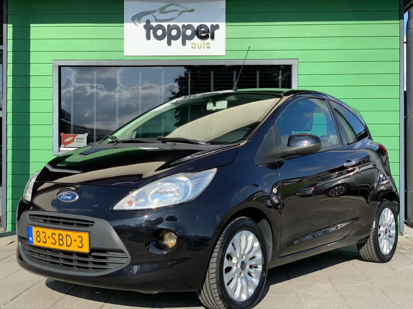 Ford Ka/Ka+ 1.2 Titanium X start/stop | Met Nieuwe APK | Airco Zwart - 1