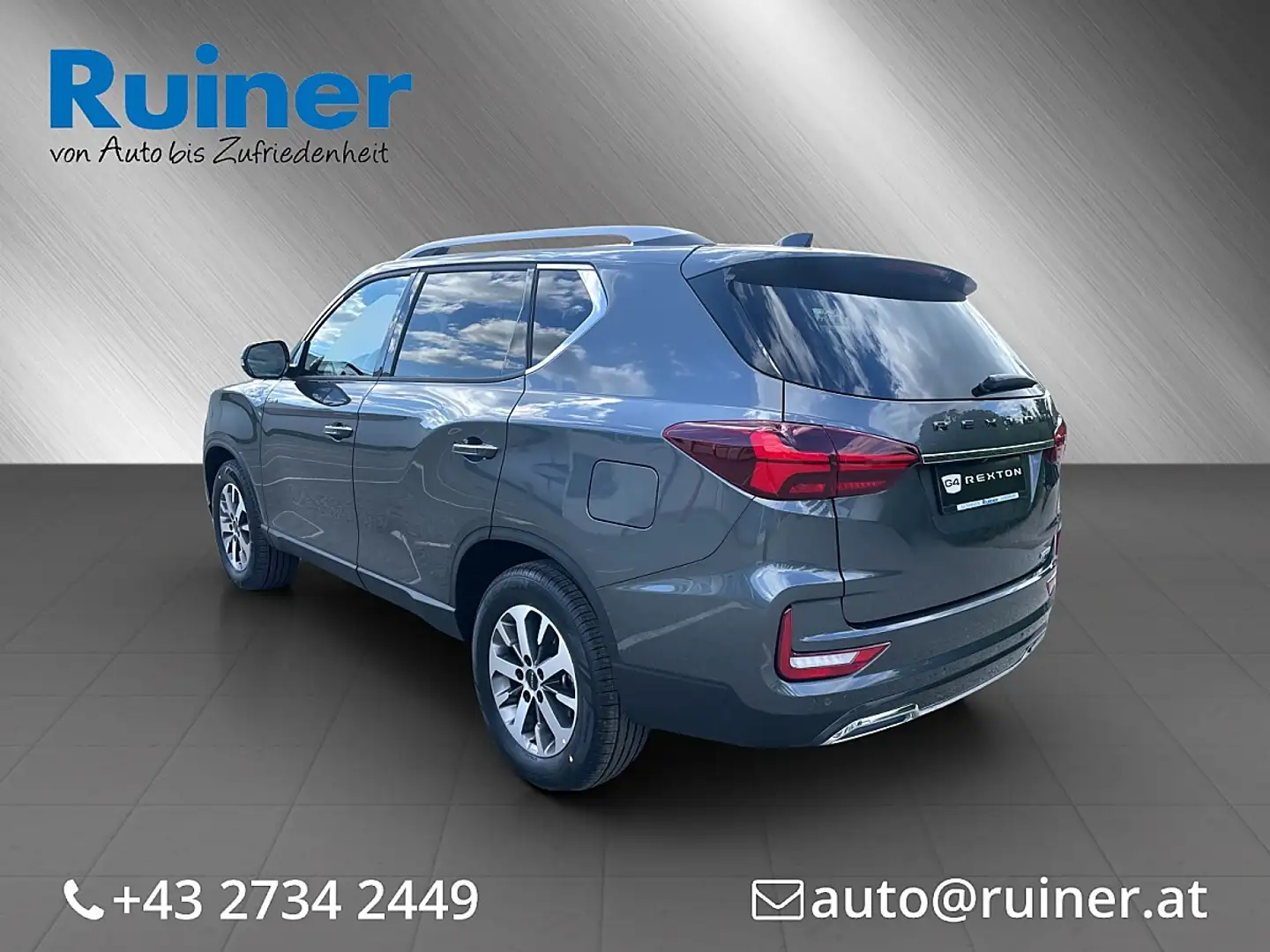 KGM Rexton 2,2 e-XDI 4WD Club Aut. 3,5 t Anhängelast Grau - 2