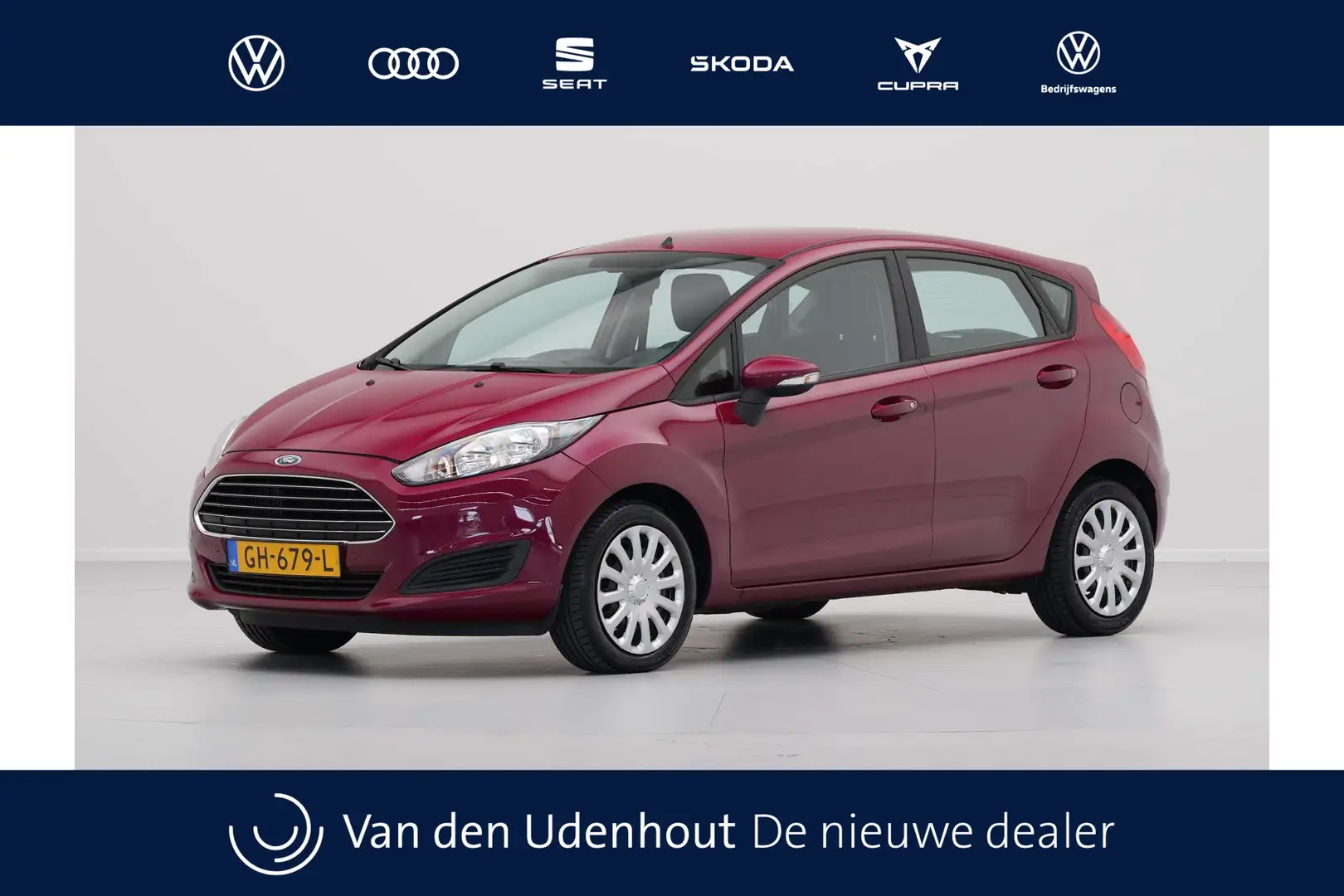 Ford Fiesta 1.0 EcoBoost Automaat! Style Navigatie Pdc Airco M Rood - 1