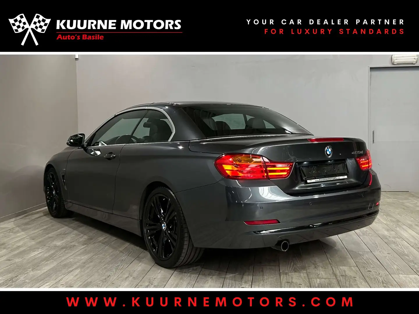 BMW 420 dA Cabrio Sport Alu19\/Cam/GpsPro/Bt *1j garantie* Gris - 2