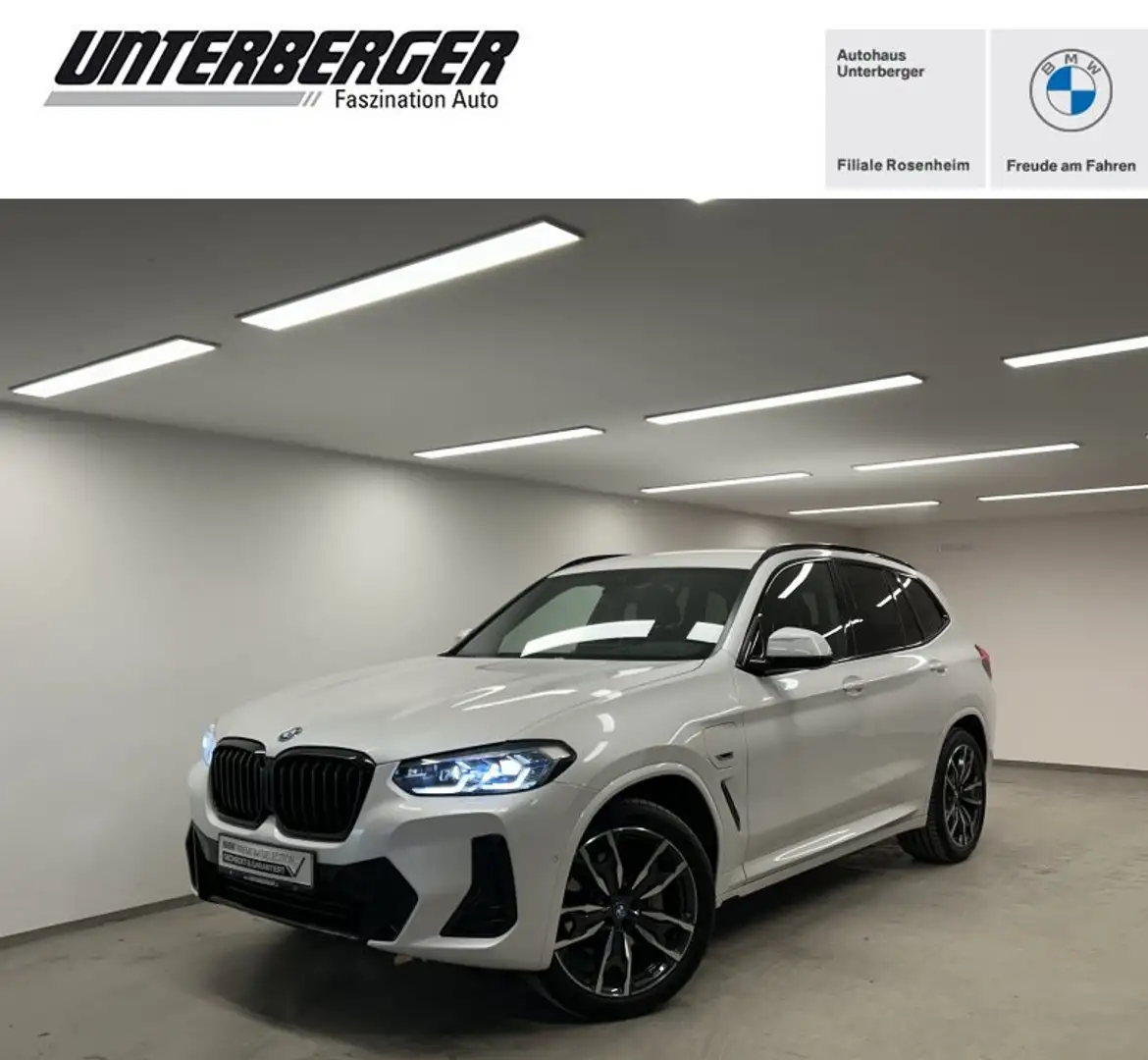 BMW X3 xDrive30e M Sportpaket Head-Up HiFi WLAN Drivingas White - 1