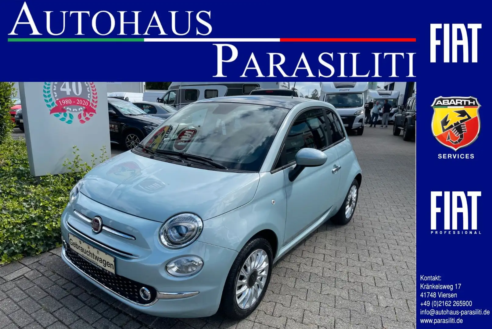 Fiat 500 DolceVita 1.0 Hybrid, Navi, CarPlay, PDC Vert - 1