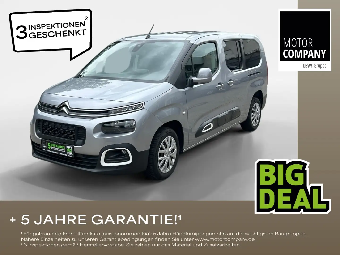 Citroen Berlingo 1.2 PureTech 110 Feel XL Navi FLA PDC Gri - 1