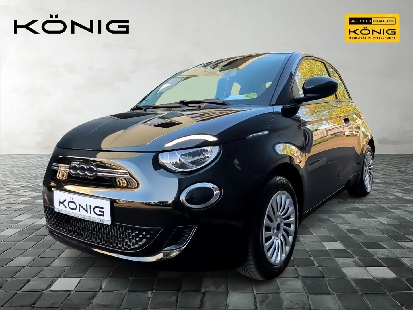 Fiat 500e *Allwetter*CarPlay*Android Auto*Klima*Radio Schwarz - 1