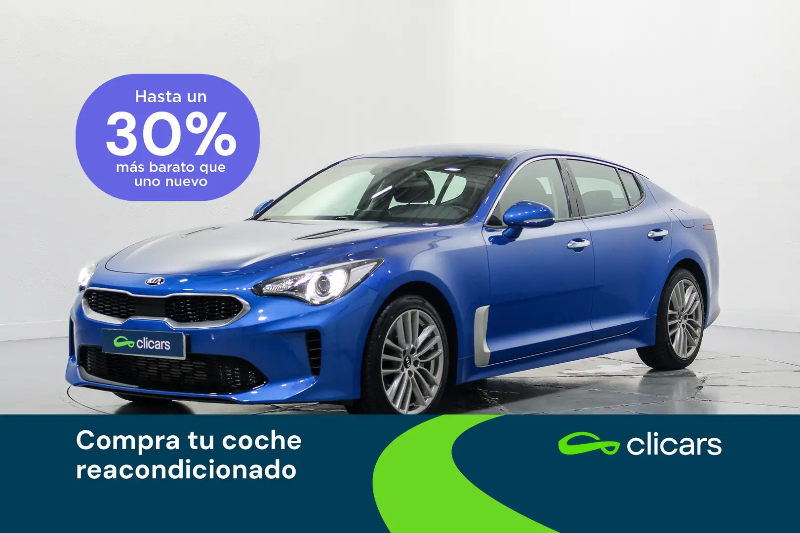 Kia Stinger 2.0 T-GDI Style 4x2 Aut. 245 Blau - 1