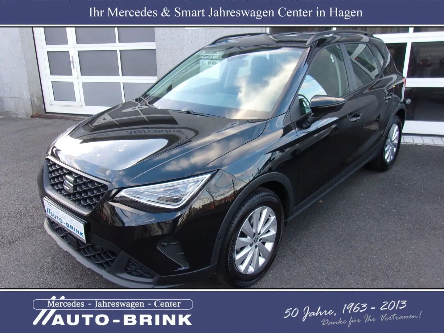 SEAT Arona DSG Style akt.PTS/RFK/LED/Totw./15tkm Schwarz - 2