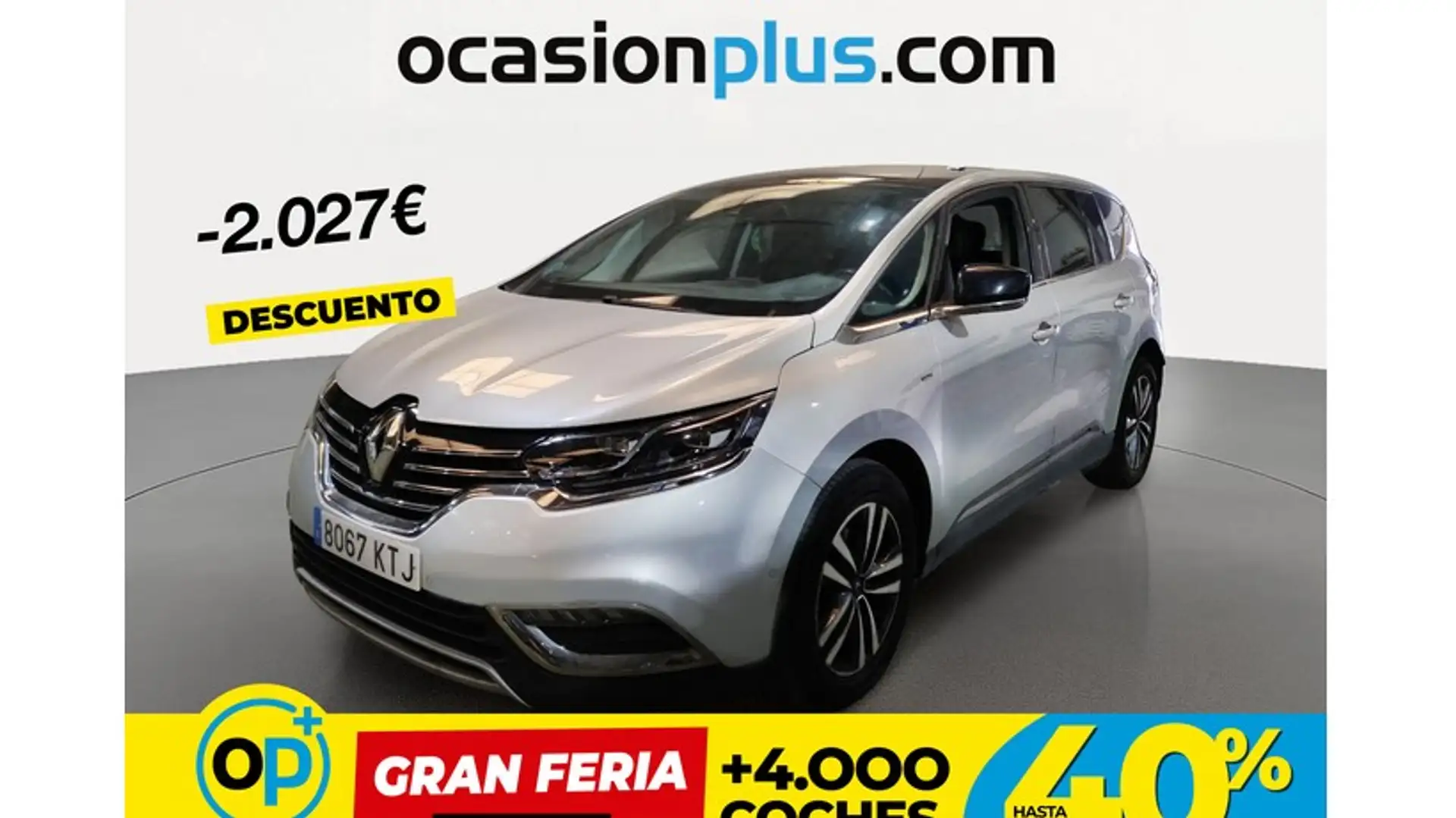 Renault Espace Blue dCi TT Limited EDC 118kW Gris - 1
