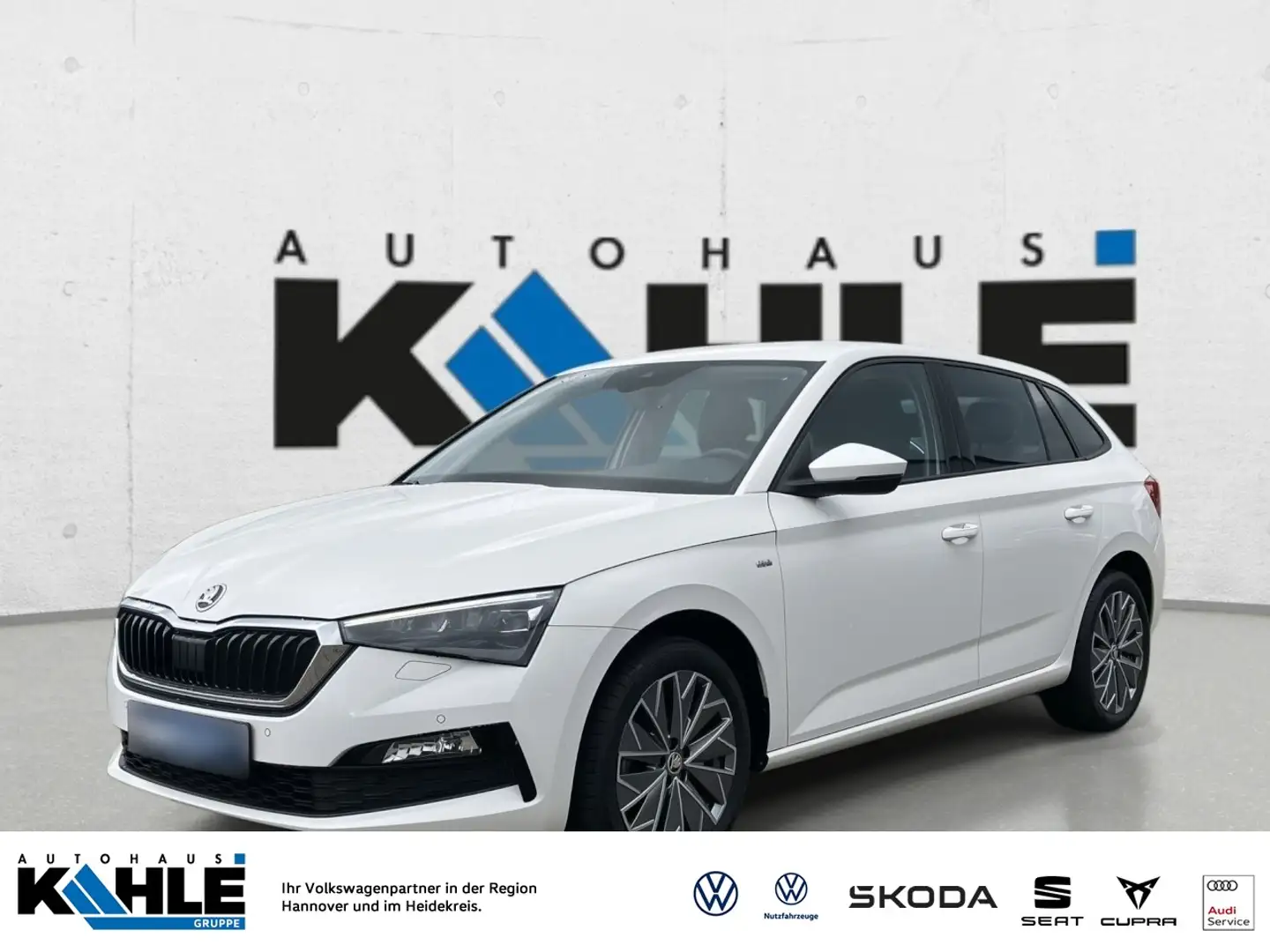 Skoda Scala 1.0 TSI DSG Tour Klima Navi Rückfahrkamera Weiß - 1