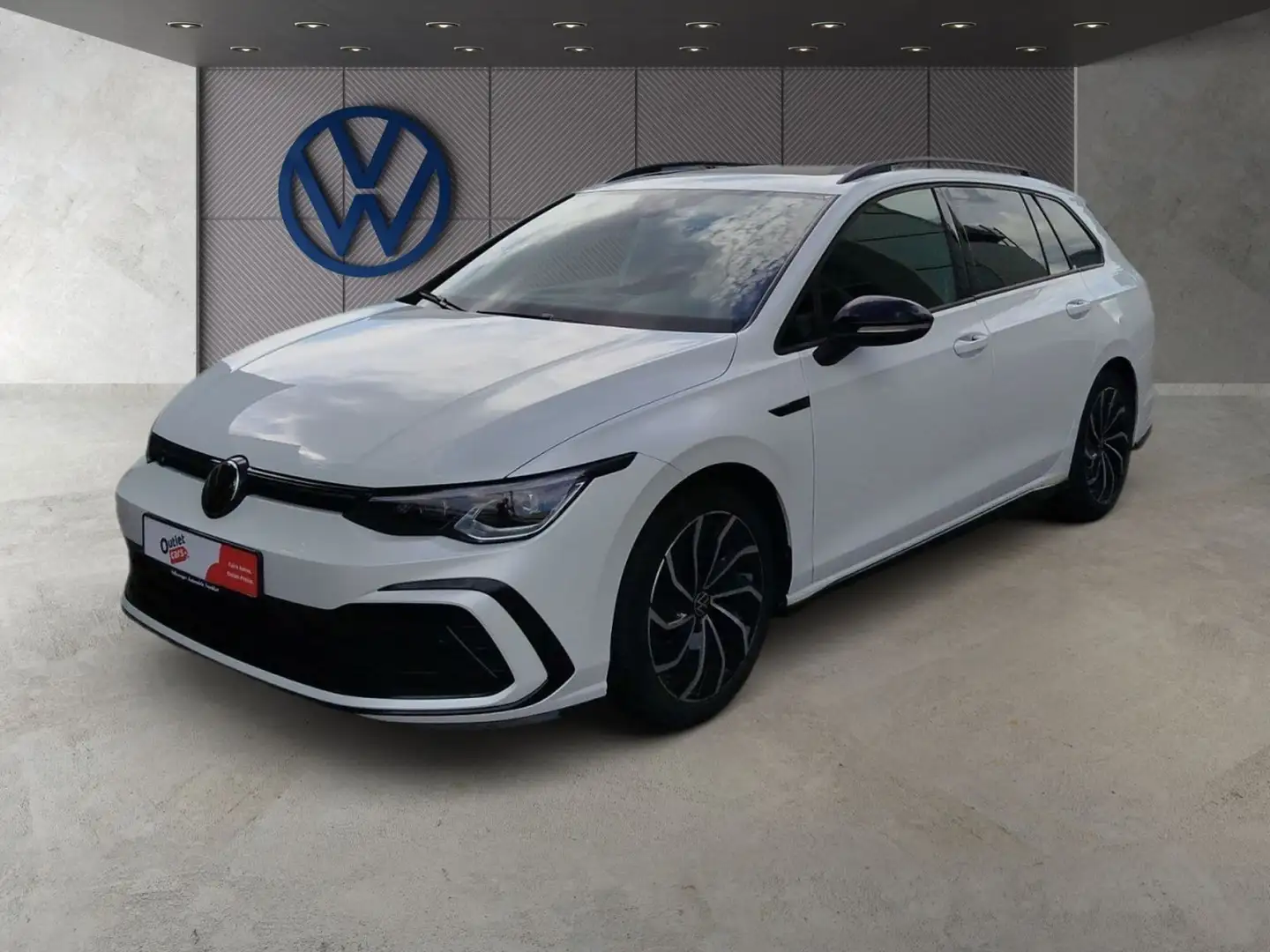 Volkswagen Golf Variant Golf VIII Variant 2.0 TDI DSG R-Line Navi FrontA Weiß - 2